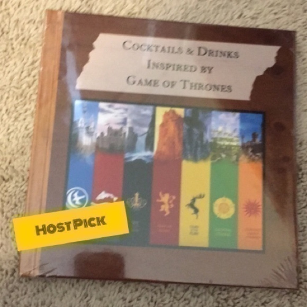 20 page hardcover Game of Thrones Cocktail book